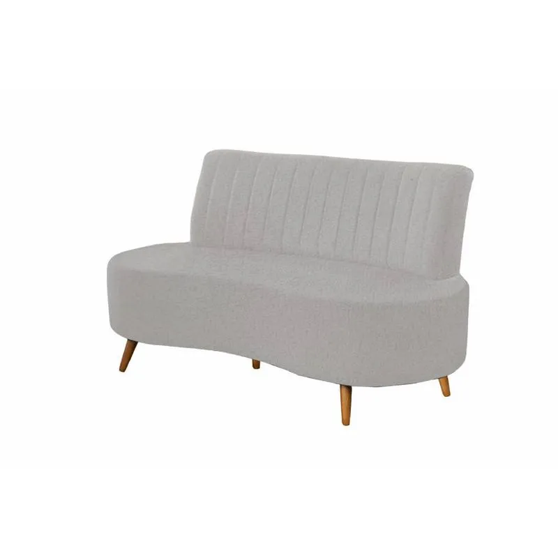 Sofa Living Qatar Boucle Prata - Konfort