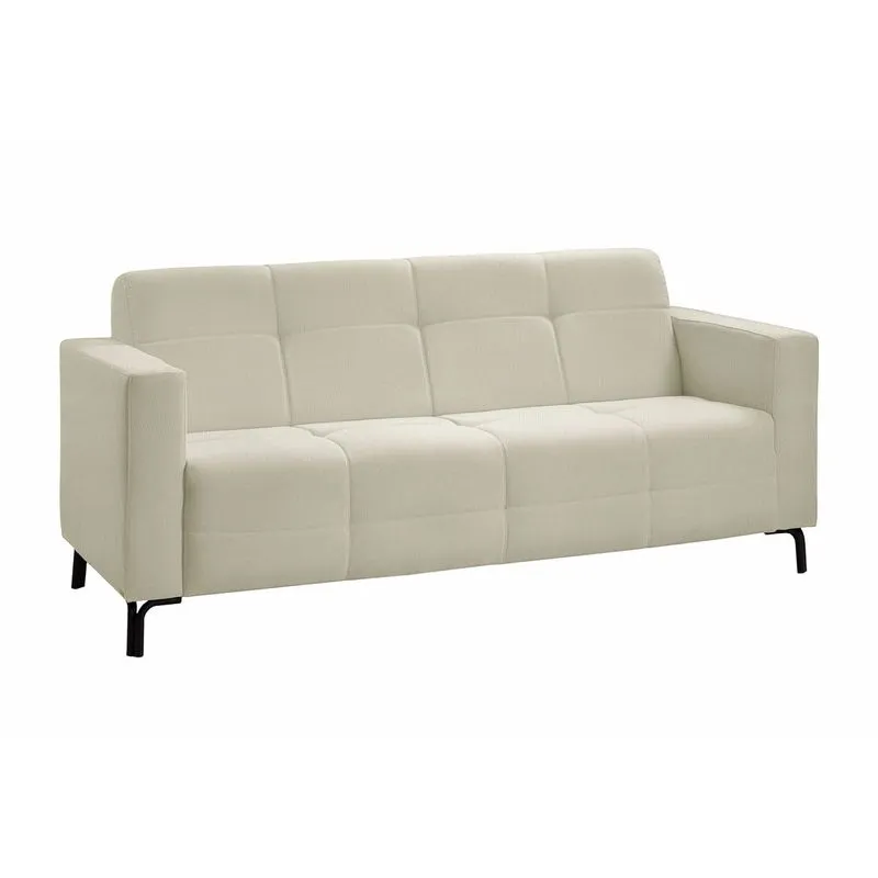 Sofa 2 Lugares Hamilton 200cm Chenile Bege 7217 - Konfort