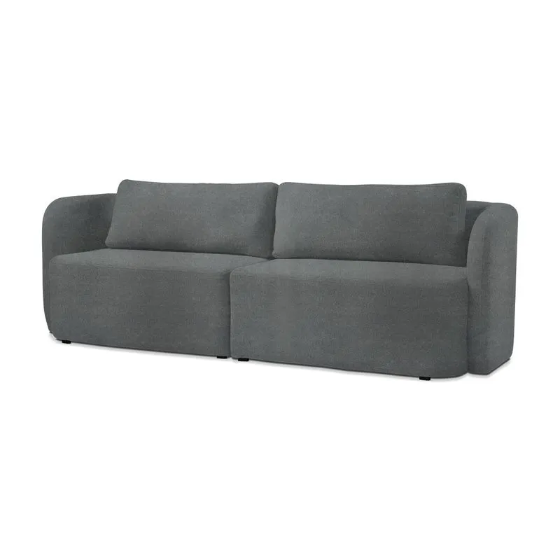 Sofa 2 Lugares Orange 200cm Tb7140 Cinza Escuro - Konfort