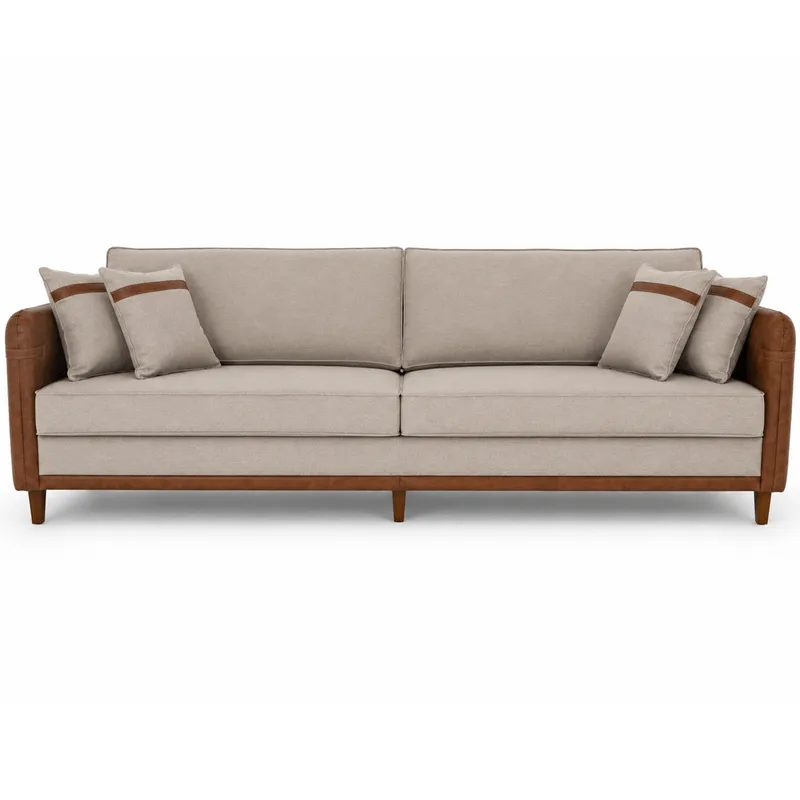 Sofá Living Honduras Konfort 212 cm Corino ESTOFADO KONFORT LIVING HONDURAS