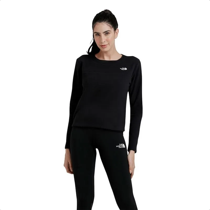 Blusa The North Face Feminina TKA 100 Fleece Glacier Crew GG / Preto