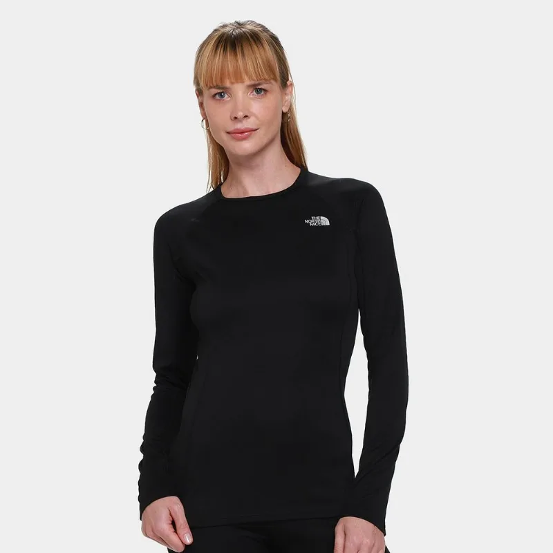 Camiseta Segunda Pele The Nort Face Warm Crew Feminina - Feminino - Preto