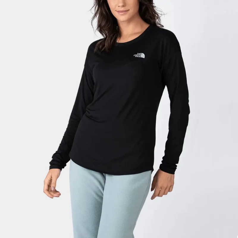 Camiseta The North Face Manga Longa Feminina - Feminino - Preto