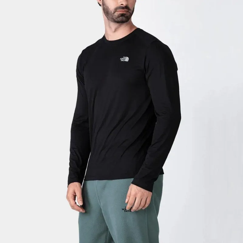 Camiseta The North Face Manga Longa Masculina - Masculino - Preto