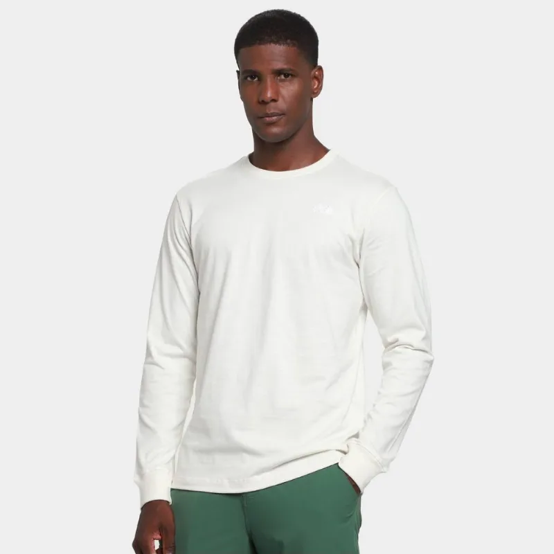 Camiseta Manga Longa The Nort Face Evolution Masculina - Masculino - Off White