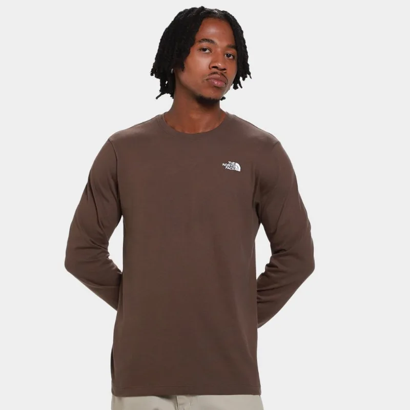 Camiseta Manga Longa The Nort Face Evolution Masculina - Masculino - Marrom