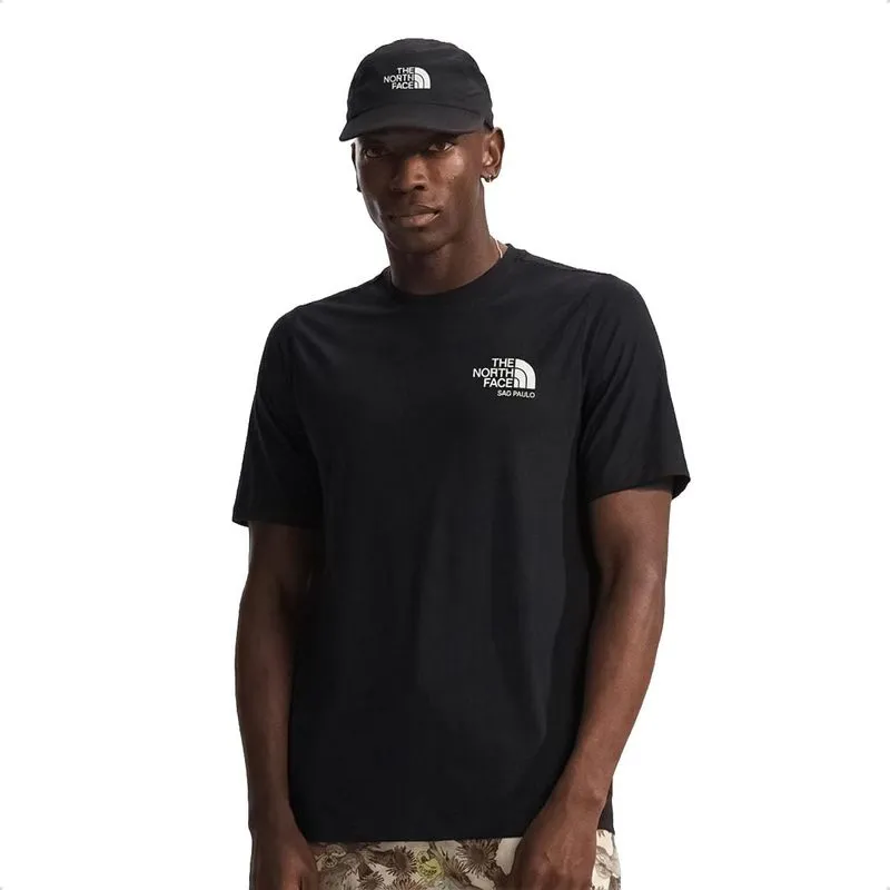 Camisa The North Face Unissex Coordinate Tee São Paulo GGG / Preto e Branco