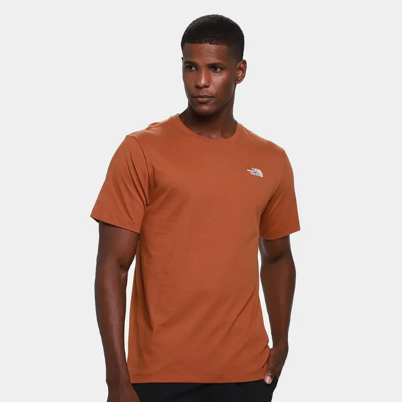 Camiseta The Nort Face Evolution Summit - Unissex - Marrom