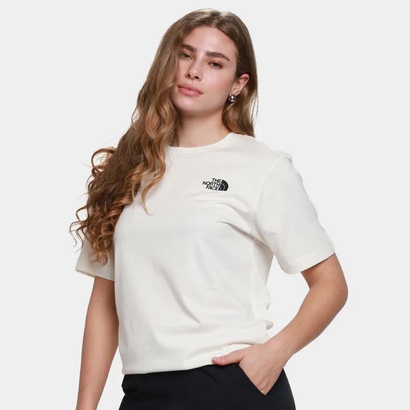 Camiseta The Nort Face Evolution Half Dome MTN - Unissex - Off White