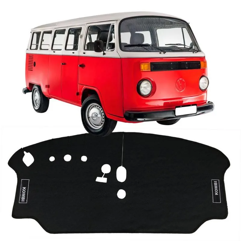 Tapete Carpete Kombi 1960/2005 Preto 1 peça