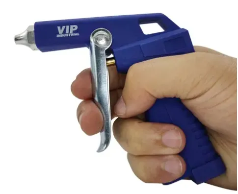 Bico de Ar Curto 1/4 BSP com Gatilho VIP Industrial para Limpeza Precisa e Eficiente