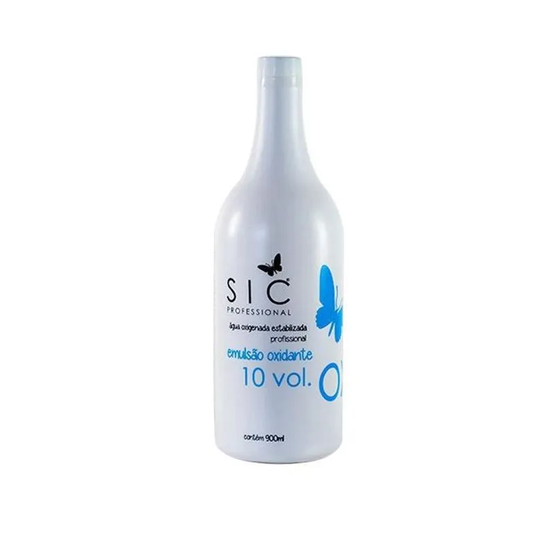Ox 10 Vol.900 Ml- Água Oxigenada Emulsão Oxidante De Sic Professional