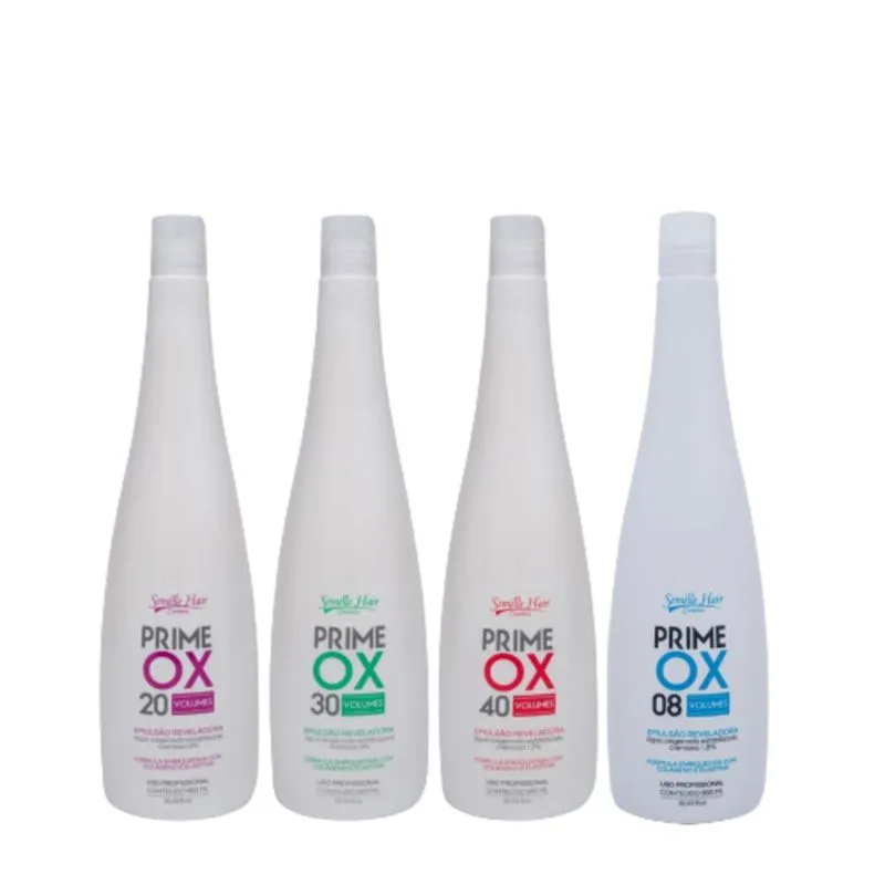 Combo Ox Agua Oxigenada Emulsão Com Colágeno E Elastina
