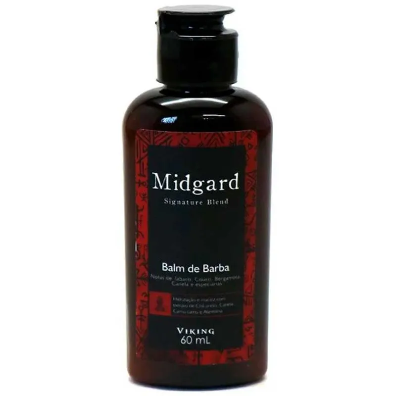 Balm De Barba Midgard Com Notas De Tacabo E Canela 60ml Viking