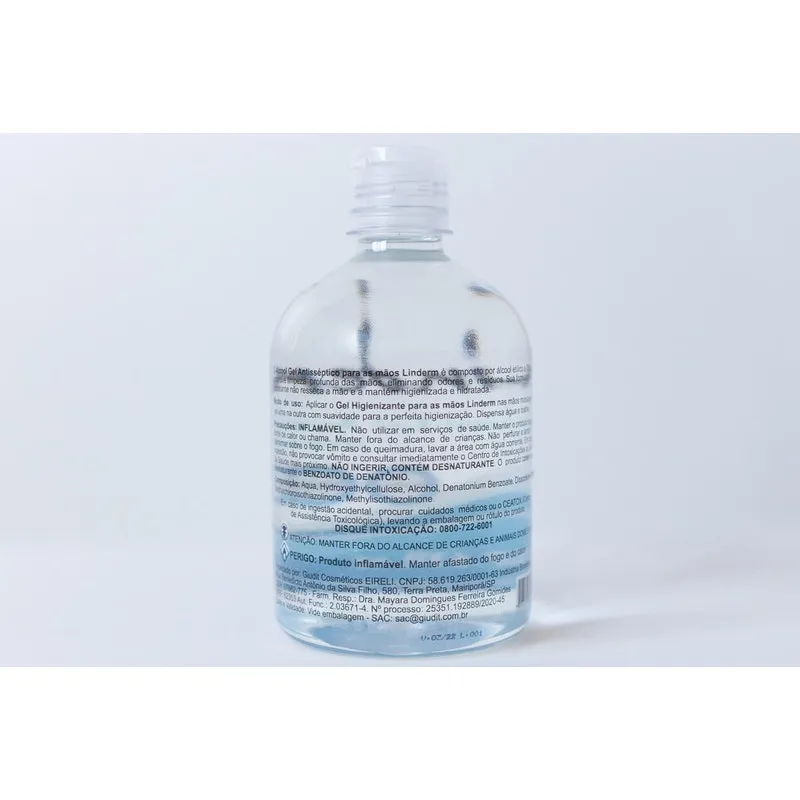 Kit 2 Álcool Gel Antisséptico Para As Mãos 500g 70° Inpm Kit 2 Álcool Gel Antisséptico Para As Mãos 500g 70° Inpm