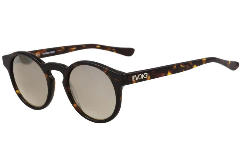 Óculos de Sol Evoke Evk 12 Demi Dark/ Brown Espelhado