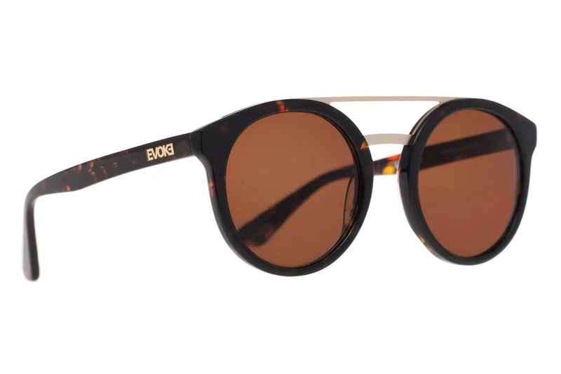 Óculos de Sol Evoke Kosmopolite DS4 G21 Turtle Gold / Brown