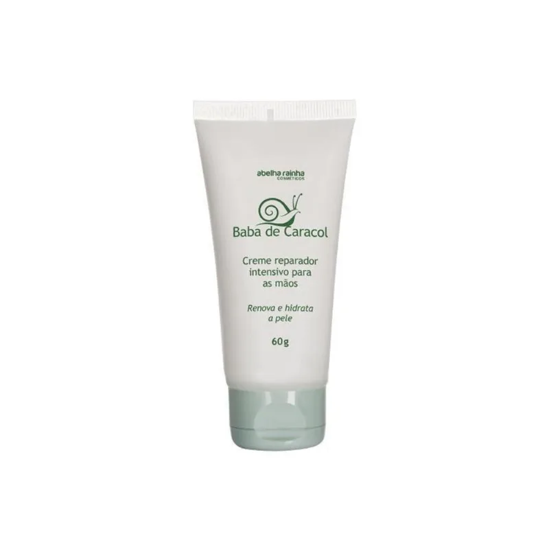 Creme Reparador Para Mãos Baba De Caracol Abelha Rainha60g
