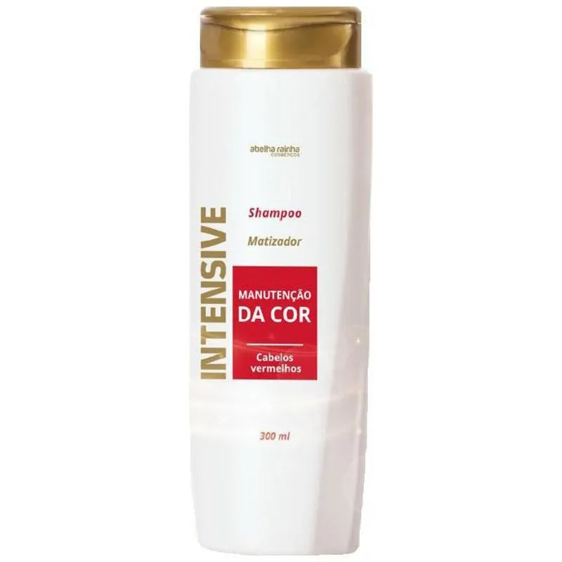 Shampoo Matizador Para Cabelos Vermelhos Abelha Rainha 300ml
