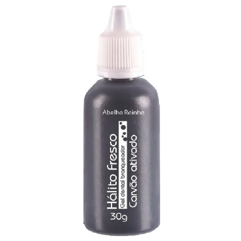Gel Dental Branqueador Com Carvão Ativado Hálito Fresco Abelha Rainha 30g