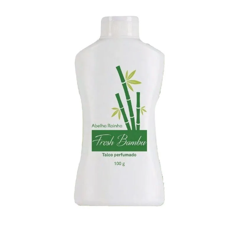 Talco Perfumado Fresh Bambu Abelha Rainha 100g