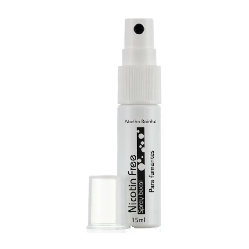 Spray Bucal Nicotin Free Para Fumantes Abelha Rainha 15ml