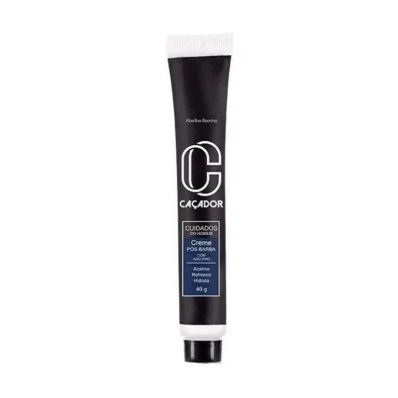 Creme Pós-barba Com Azuleno Acalma Refresca Hidrata Caçador