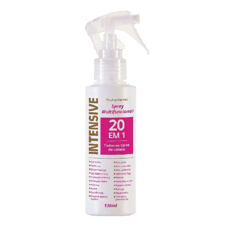 Spray Capilar Multifuncional 20x1 Intensive Abelha Rainha 130ml