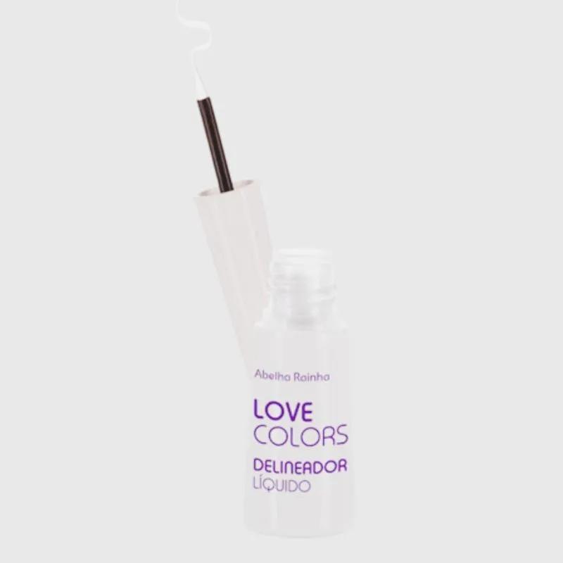 Delineador Líquido Branco Para Olhos Abelha Rainha 3,8ml