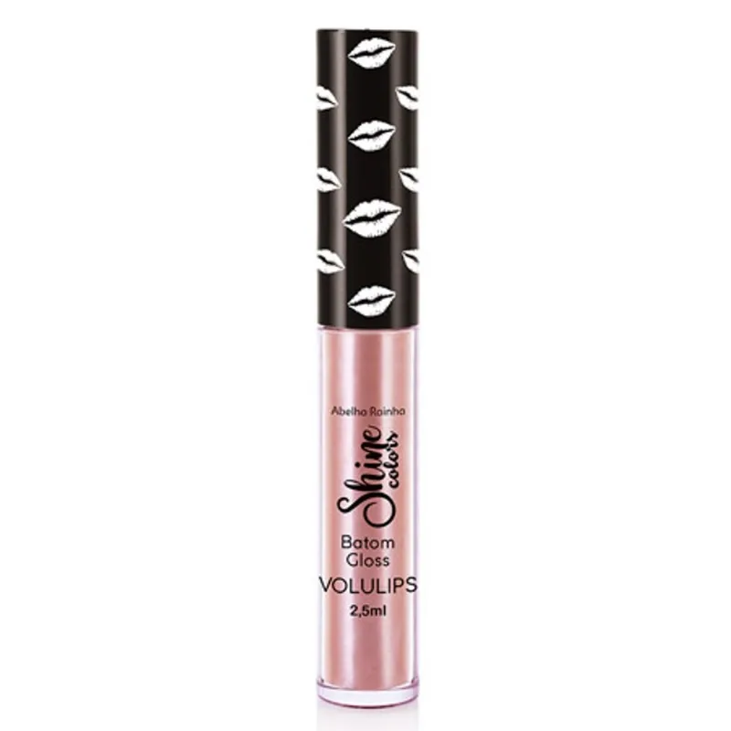 Gloss Labial Aumenta Volume Hidratante Volulips Shine Colors Abelha Rainha