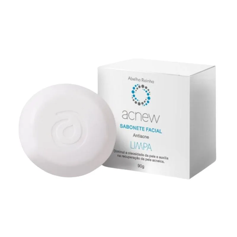 Sabonete Anti Acne Contra Oleosidade Acnew Abelha Rainha 90g