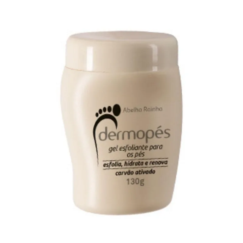 Gel Esfoliante Para Os Pés Com Carvão Ativado 130g