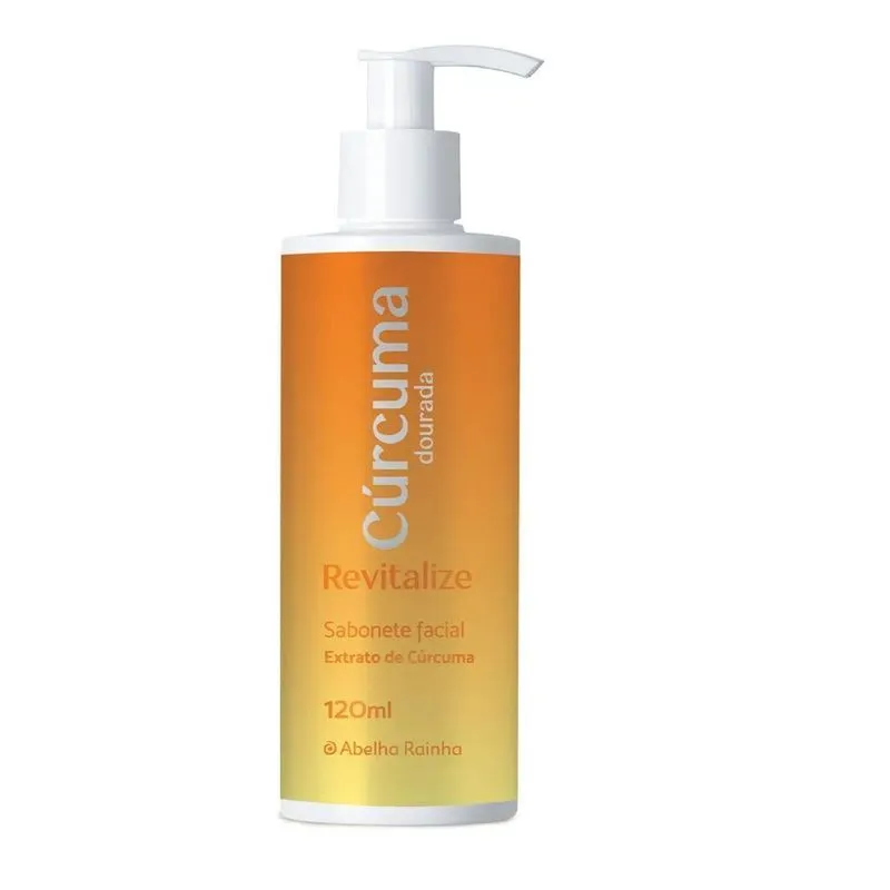 Sabonete Facial Extrato Cúrcuma 120ml Revitalize Abelha