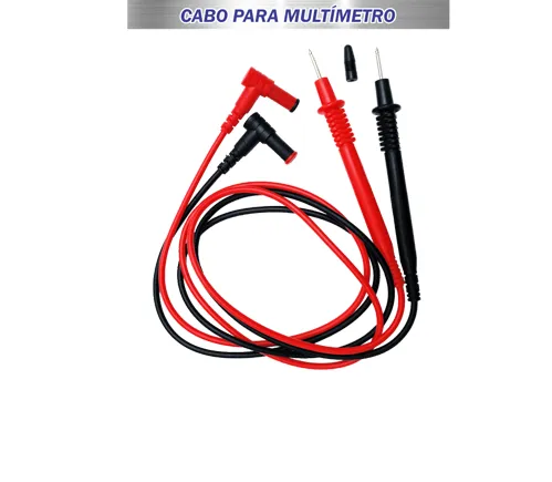 CABO PARA MULTIMETRO PLUS - Cia da Ferramenta