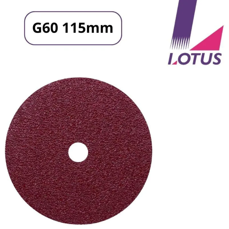 Kit Disco De Lixa Para Madeira E Ferro 115Mm G60 10Pçs Lotus