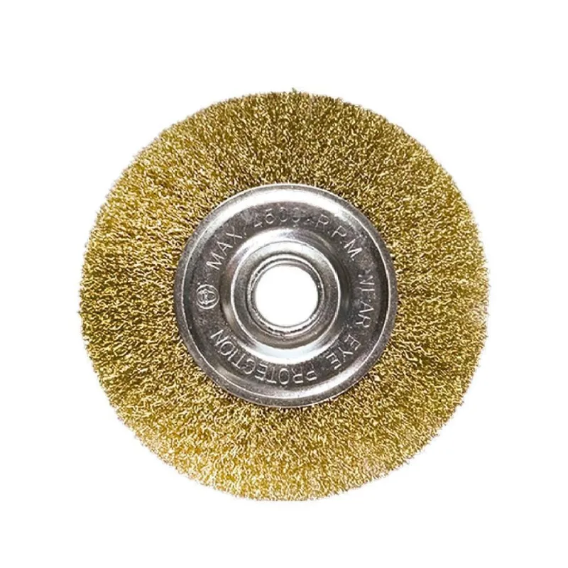 Escova Ondulada Latonada 6x5/8 Ideal Para Limpar Ferrugem