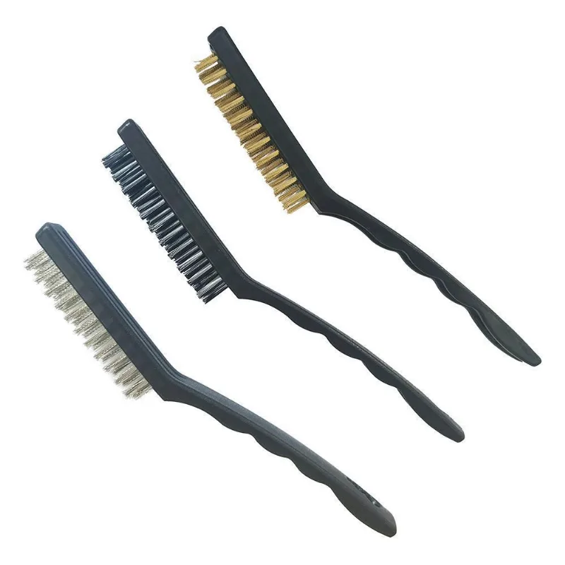 Escova De Aço Cb Plast 8,5 (aprox. 215mm) Flex C/3