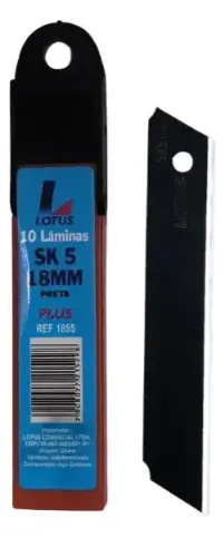 LAMINAS SK5 PRETA P/ 1866-1870 C/10 LOTUS - Cia da Ferramenta
