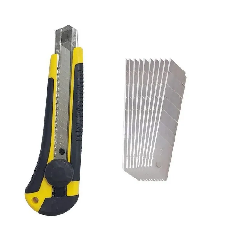 Kit 2 Estilete 1 Lamina 18mm Prix + 10 Laminas 1/1