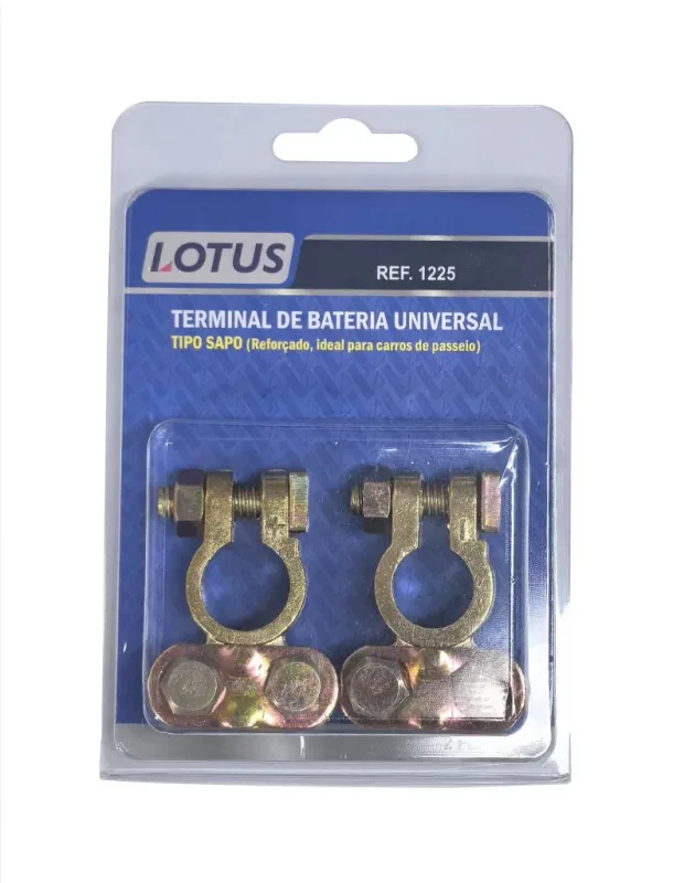 KIT 2 TERMINAL BATERIA UNIVERSAL SAPO LOTUS - Cia da Ferramenta