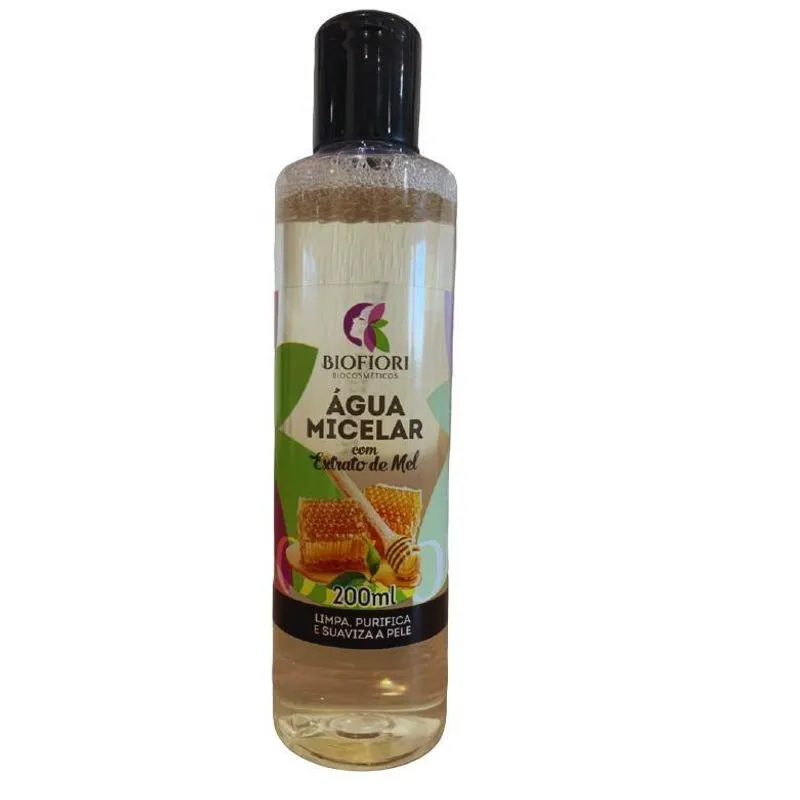 Água Micelar Biofiori 200ml - Limpeza E Oleosidade