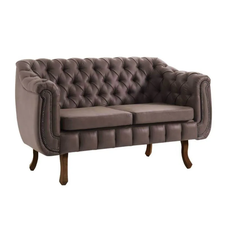 Sofá Chesterfield Marrom