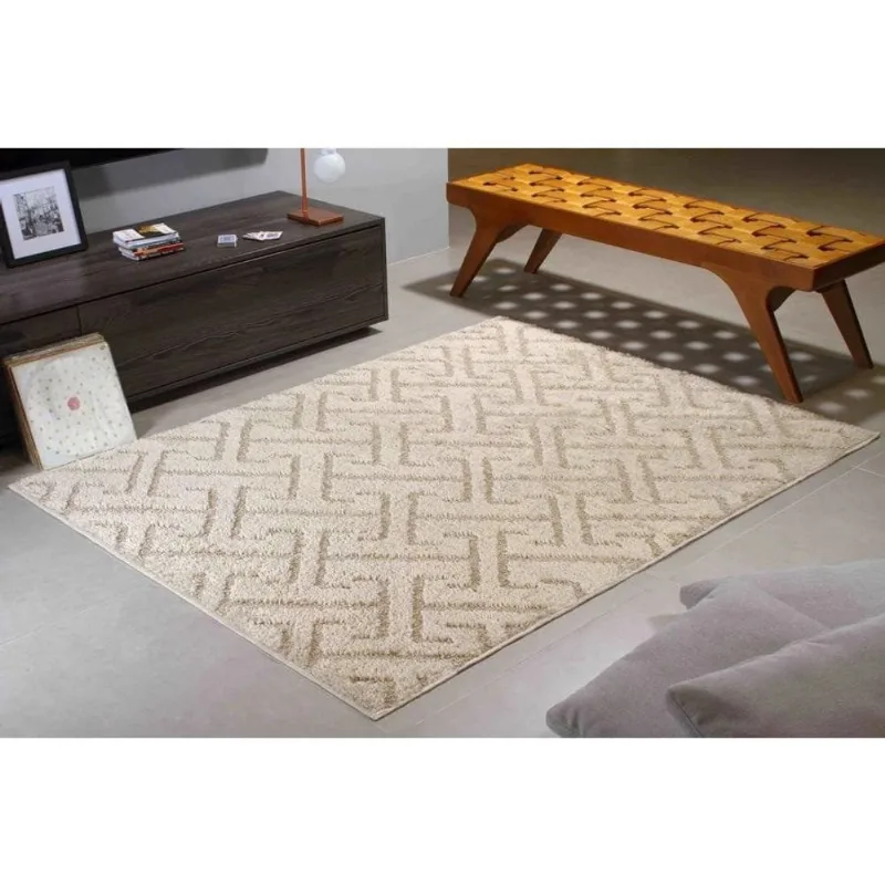 Tapete Jazz Zigzag 100x150 Oasis Bege