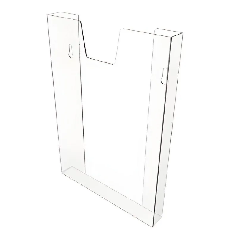 Display Porta Folha Prontuário De Parede A4 Acrílico Ps