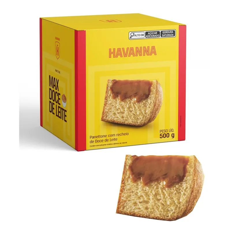 Panettone Havanna Max Doce De Leite 500g
