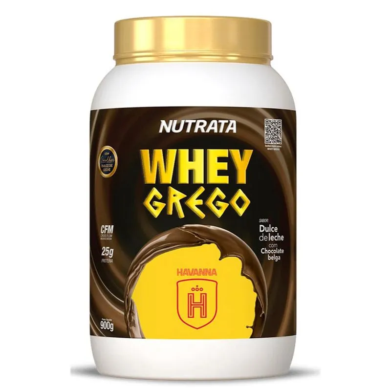 Whey Grego Doce de Leite com Chocolate Belga Havanna 900g
