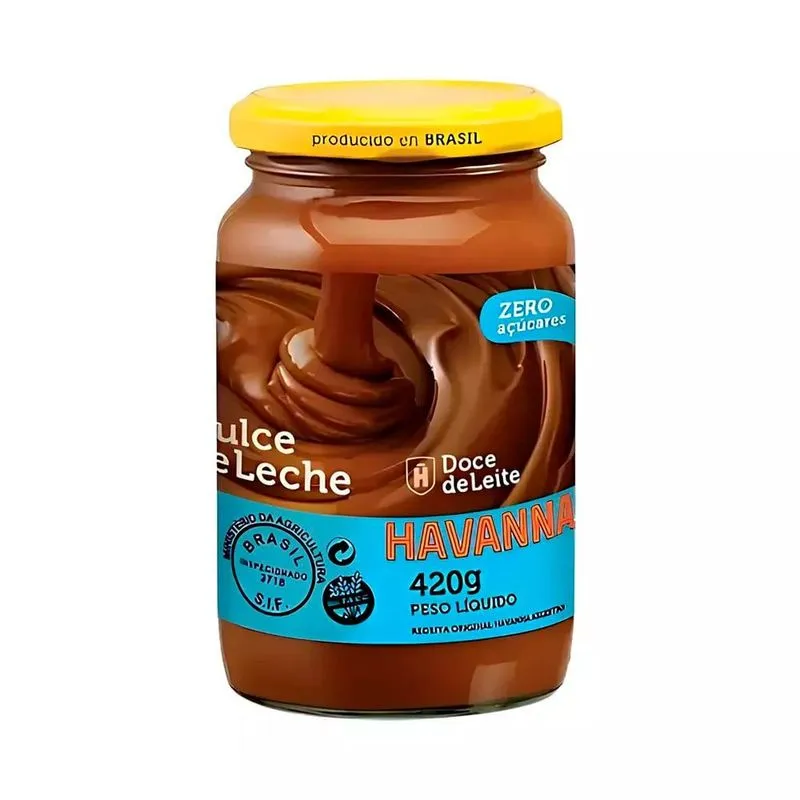 Doce de Leite Havanna Zero Açúcar 420g