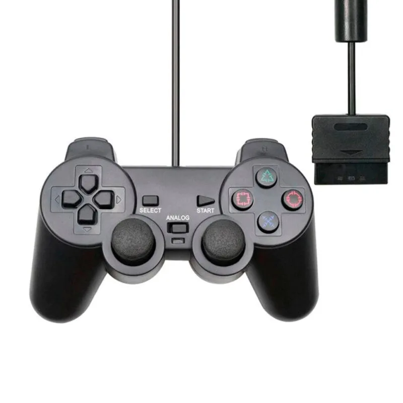 Joystick Dualshock Com Fio Para Ps2