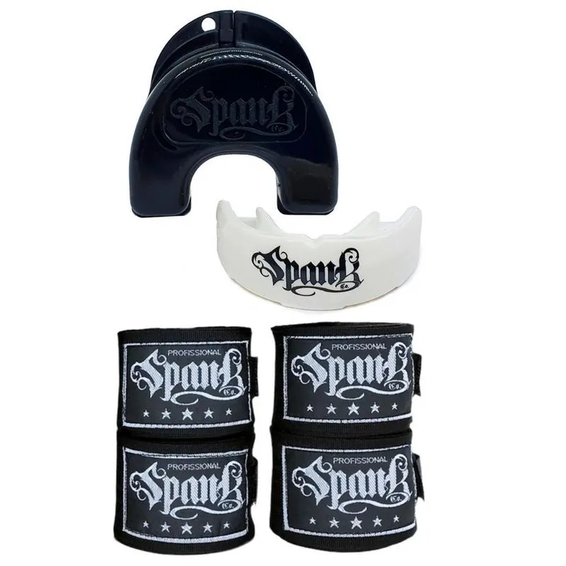 Kit 2 Pares Bandagem 3M E Protetor Bucal - Branco