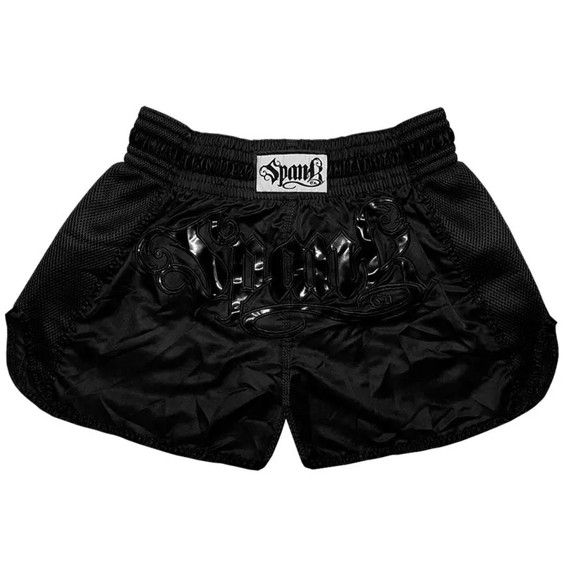 Short de Muay Thai Spank All Black